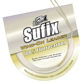Sufix Wind-On 100% Clear Fluorocarbon Leader - 30lb - 11 yds